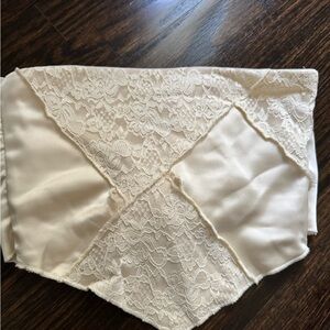 Altar'd State Cream Lace Crop Top
